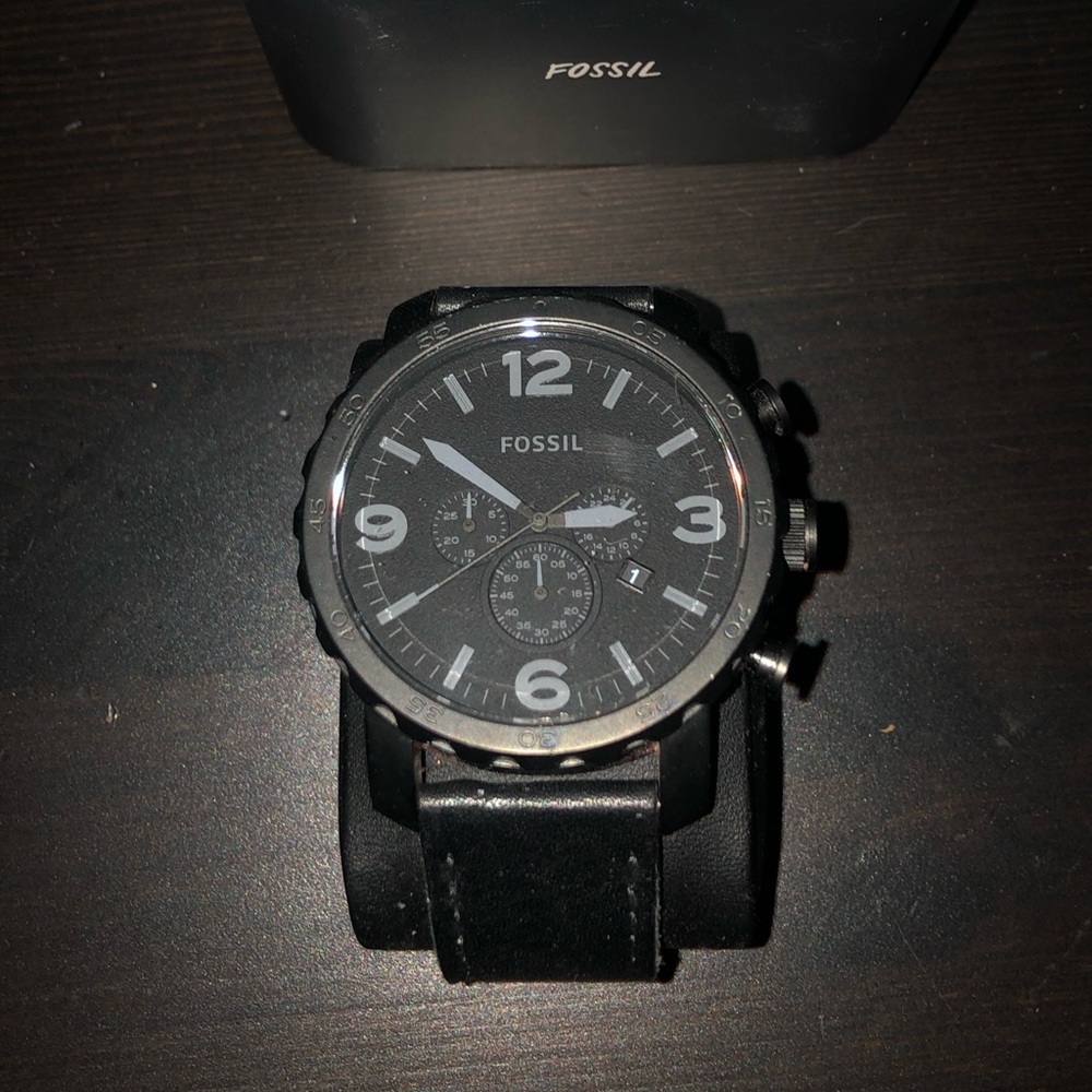 Fossils  jr1354 All Black Watch